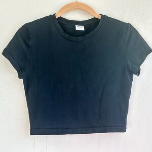 Aritzia TNA Black Crop Top Women’s - Small